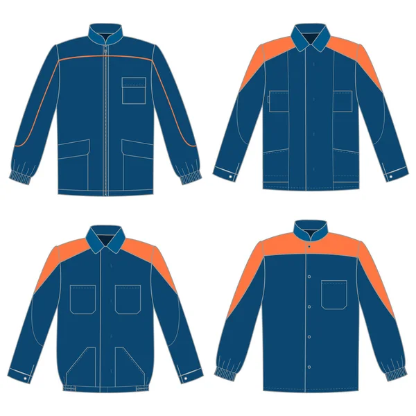 Jackets set — Stock Vector