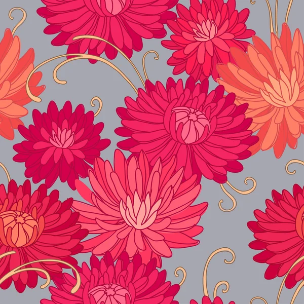 Patrón floral — Vector de stock