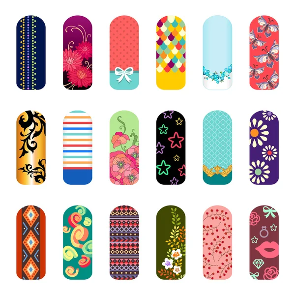 Mode nail art — Image vectorielle