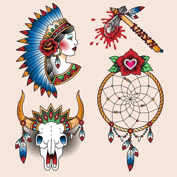 Old school tattoo Vector Art Stock Images | Depositphotos Old school tattoo Vector Art Stock Images | Depositphotos
