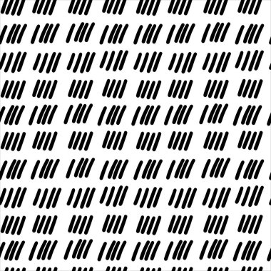 Soyut el çizimleri, pürüzsüz çizgiler, siyah beyaz desen..