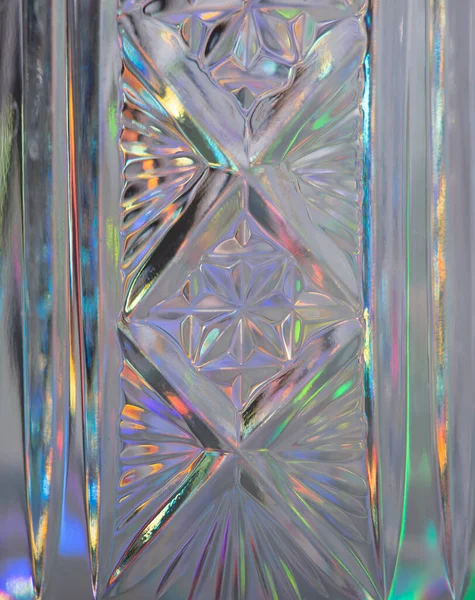 Crystal Glass Modello geometrico. Futuristica Sfondo astratto. — Foto Stock