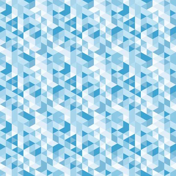Синяя мозаика, вектор бесшовный образец — стоковый вектор