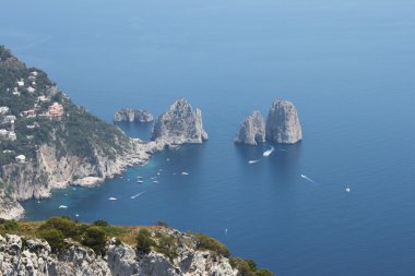 Anacapri, İtalya (görünümünden anacapri için deniz doğal kemer)