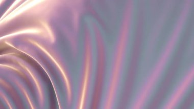 Siyah arkaplan üzerinde holografik bir dokunun hareketinin soyut animasyonu