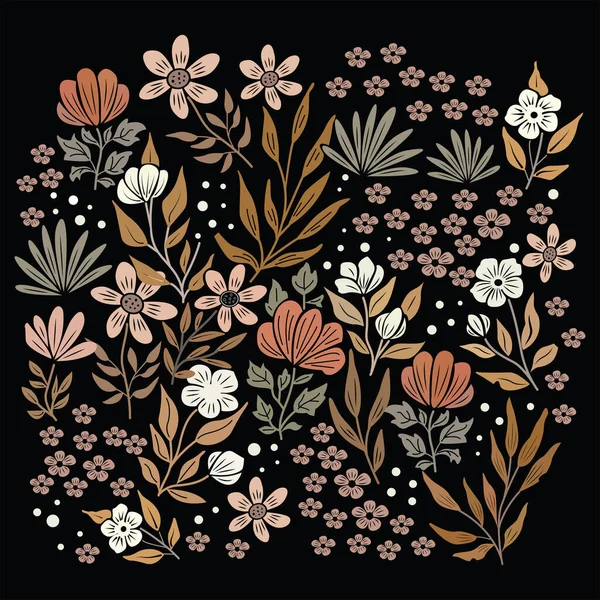 Floral pattern background,vector image