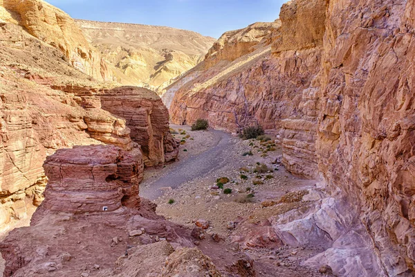 Red Canyon Eilat Dağlarda Srail — Stok fotoğraf