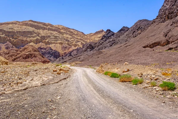 Eilat Yakınlarındaki Amram Sütunları Ndaki Arava Çölü — Stok fotoğraf