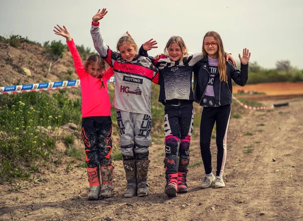 Quadcross Salty Races Children Adults — Photo