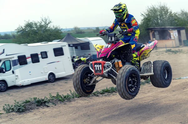 Quadcross Salty Races Children Adults — Stockfoto