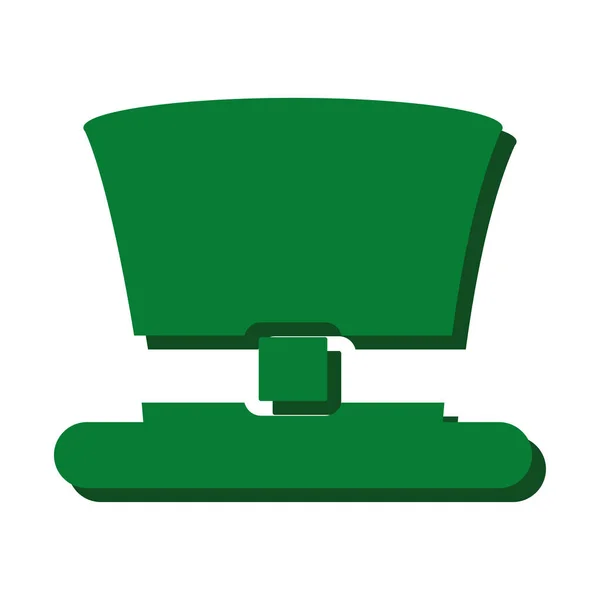 Isolado ícone chapéu de elfish design plano Vector — Vetor de Stock