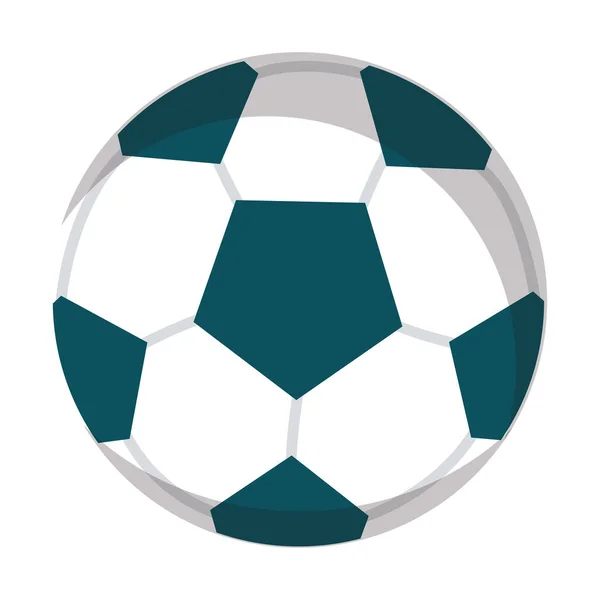 Ізольований Футбольний Значок Спортивний Єкт Векторні Ілюстрації — стоковий вектор
