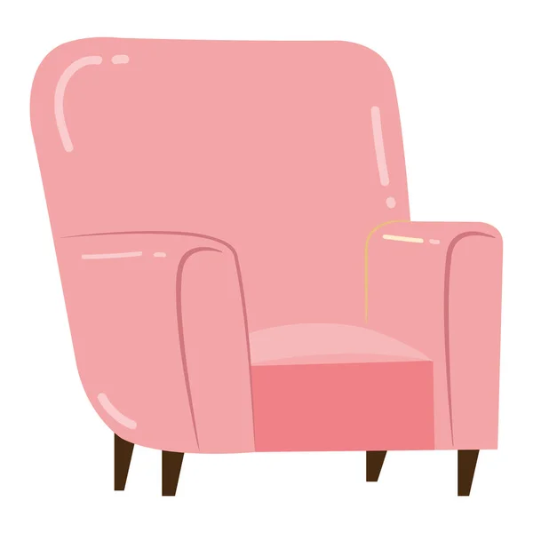 Isolierte Farbige Couch Skizze Ikone Vector Illustration — Stockvektor