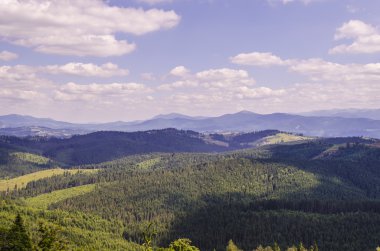 bukovel doğal dağ manzarası