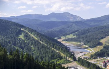 bukovel doğal dağ manzarası