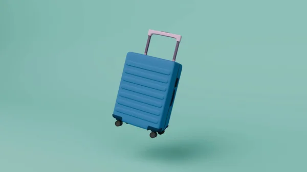 荷物スーツケース3Dレンダリングイラスト — ストック写真