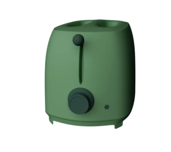 Illustration Green Laurel Color Bread Toaster — Stock Photo, Image