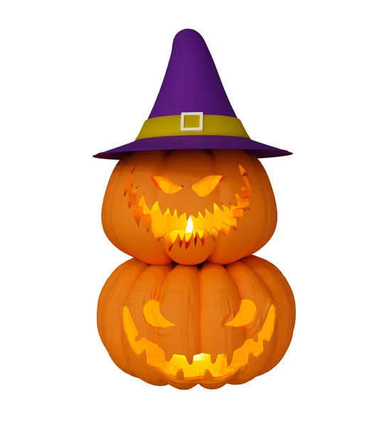 Rendering Halloween Hat Minimal Background Design Element — ストック写真