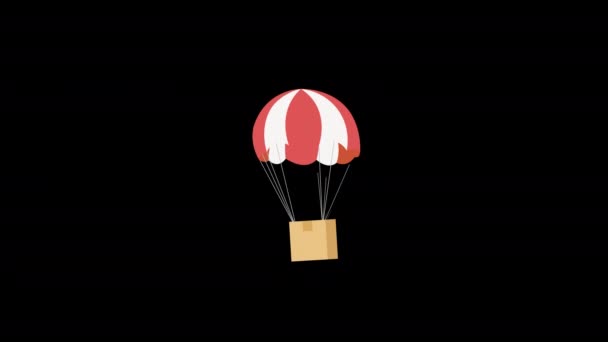 Анимация Иконкой Holiday Adventure Альфа Каналом Прозрачный Фон Prores 444 — стоковое видео