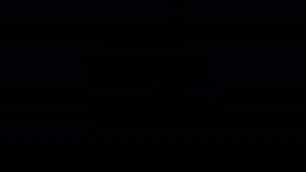 Скидка Процентов Баннер Распродажи Черная Пятница Промо Видео Продается Значок — стоковое видео