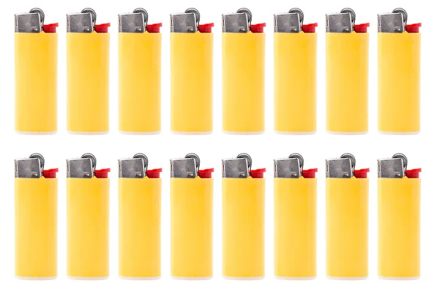 Colored lighters isolated on white background — Stock Photo, Image