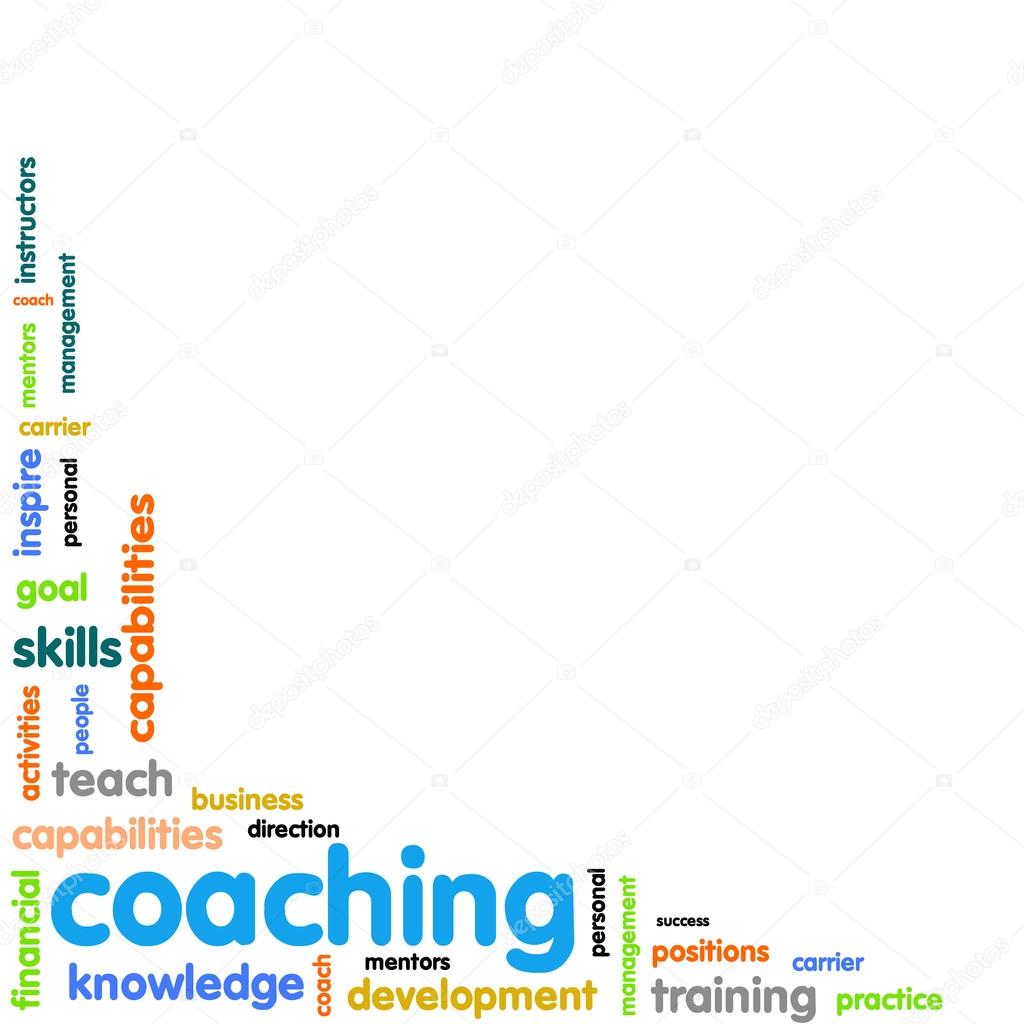 Coaching concept word cloud