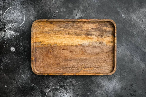 Paddle Cutting Serving Board Set Top View Flat Lay Copy — Stock Photo, Image
