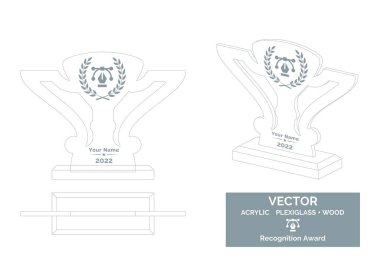 Soyut Ödül Vektör Şablonu, İş Ödülü Ayırma Ödülü, Çalışanların Tanınması Ödülü