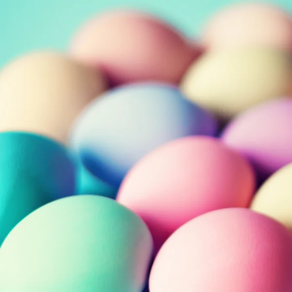 Пастельні великодні яйця — стокове фото