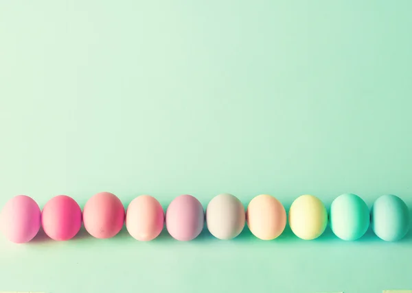 Pastel Easter Eggs — Stock Photo, Image