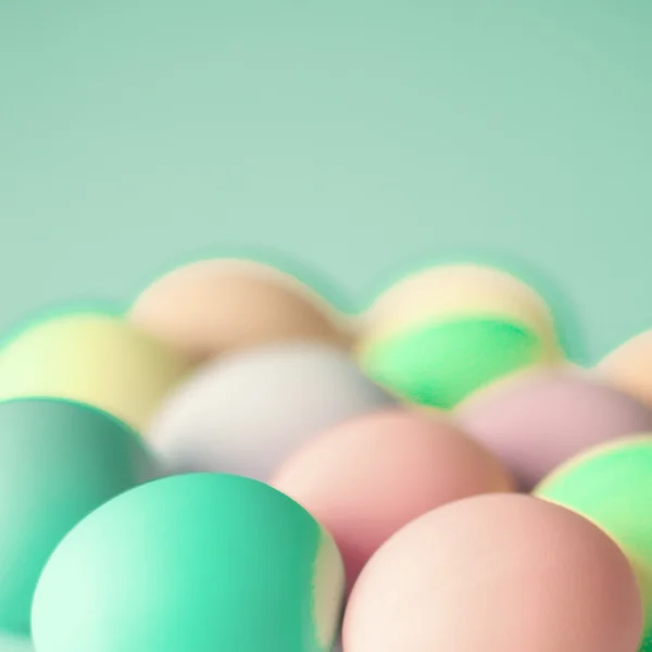 Ovos de Páscoa pastel — Fotografia de Stock