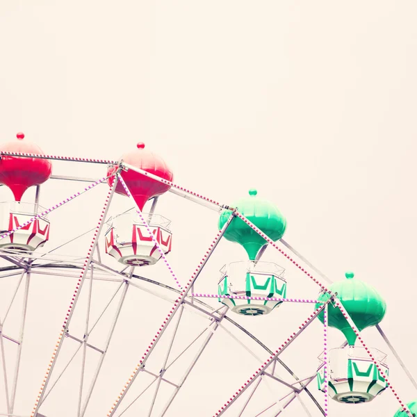 Ferris Wheel. Carnavalul Vintage — Fotografie, imagine de stoc