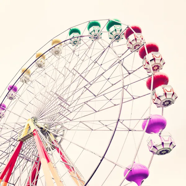 Ferris Wheel. Vintage Carnival — Stock Photo, Image