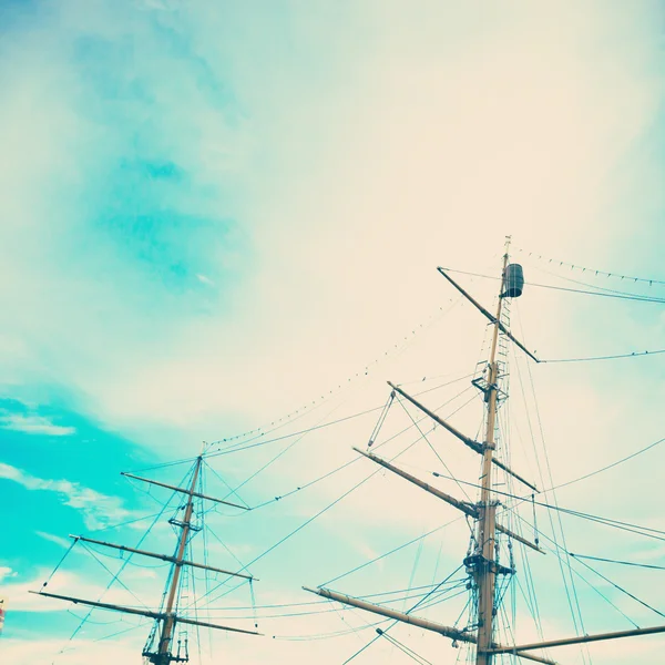Mast van de oude schip — Stockfoto