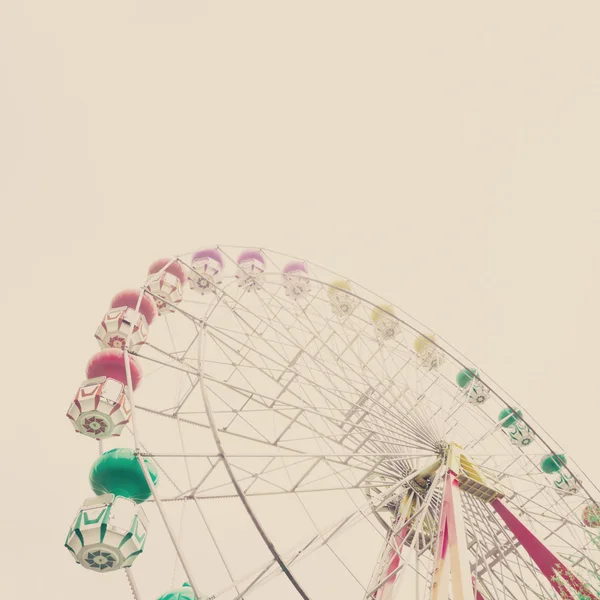 Ferris Wheel. Vintage Carnival — Stock Photo, Image