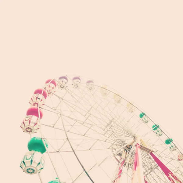 Ferris Wheel. Karnaval Vintage — Stok Foto