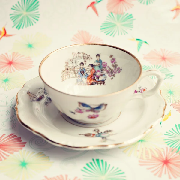 Vintage Tea Cup — Stock Photo, Image