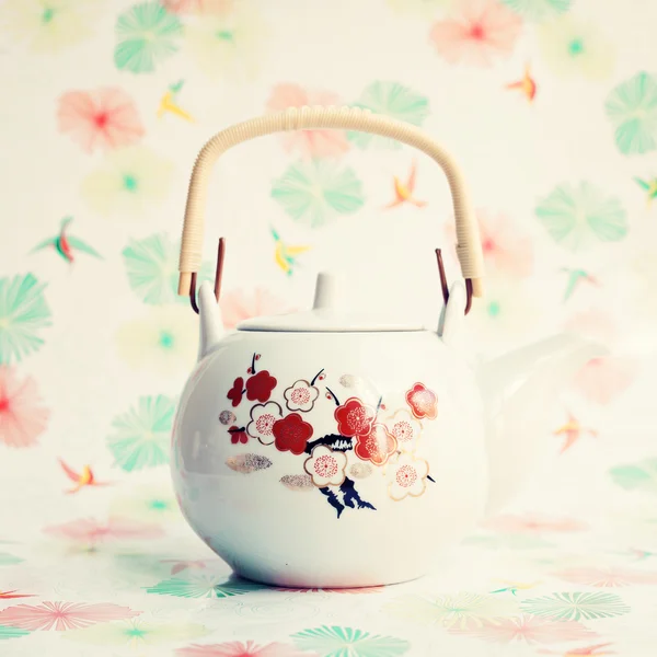 Vintage theepot — Stockfoto