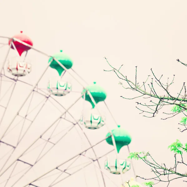 Ferris Wheel. Vintage Carnival — Stock Photo, Image