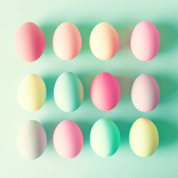 Pastel Easter Eggs — Stock Photo, Image