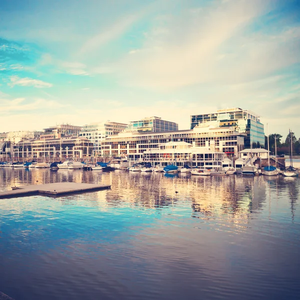 Porto di Mare Vintage — Foto Stock