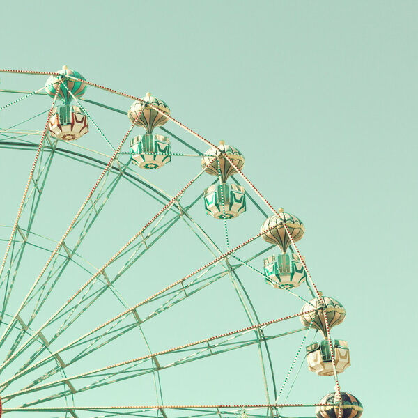 Винтажное колесо обозрения