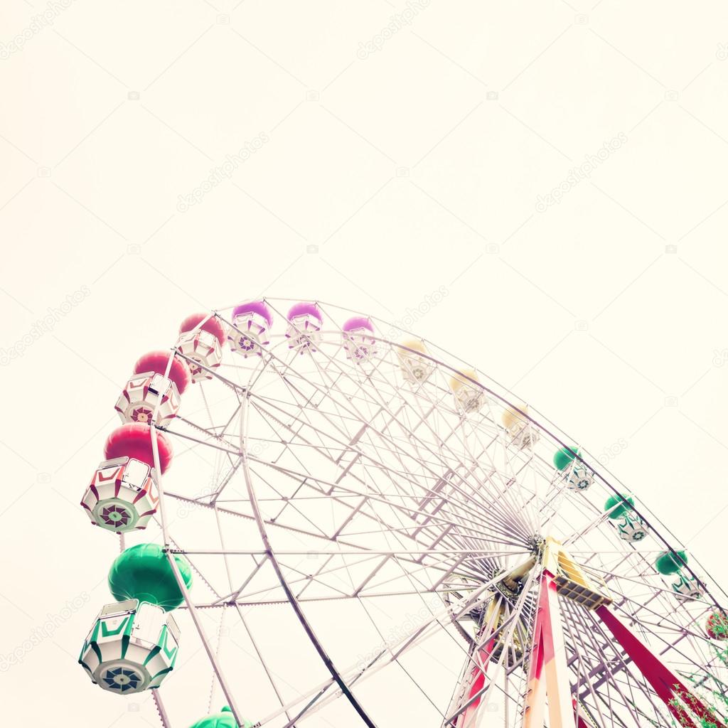 Ferris Wheel. Vintage Carnival