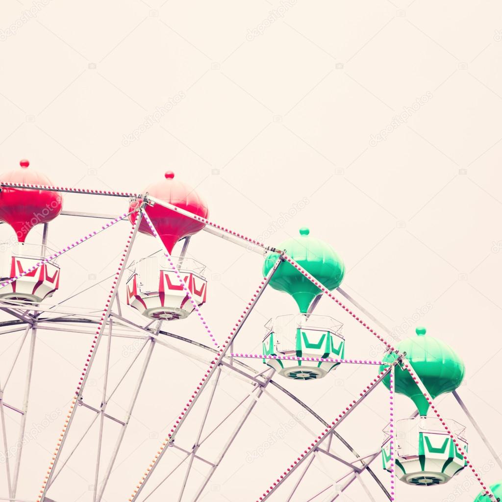 Ferris Wheel. Vintage Carnival