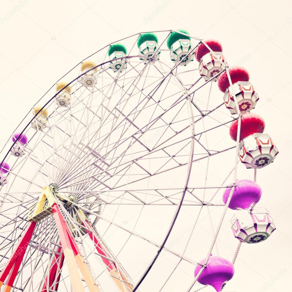 Ferris Wheel. Vintage Carnival