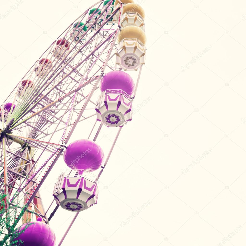 Ferris Wheel. Vintage Carnival