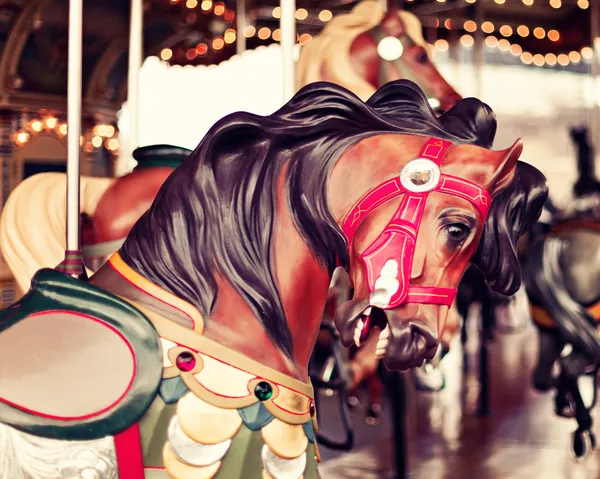 Cheval carrousel vintage — Photo