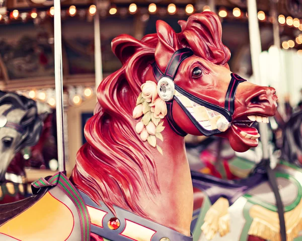 Vintage carrousel horse — Stockfoto