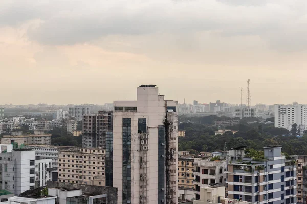 Cityscape Dhaka Tas Från Våningen Banani — Stockfoto