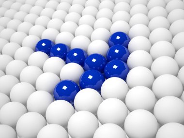 Mavi küre yaptı ok